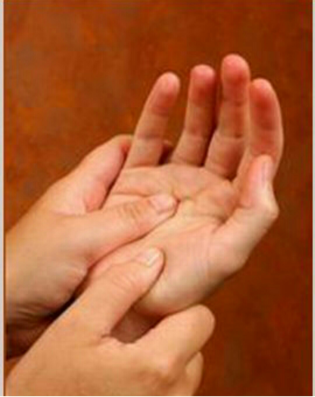 Hand massage and reflexology